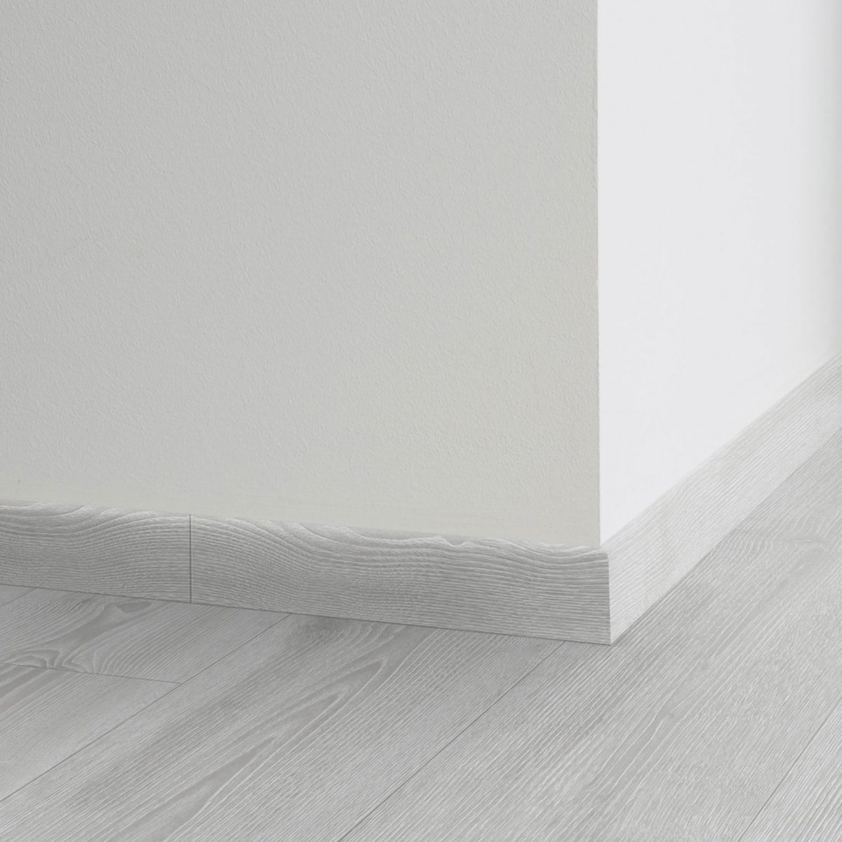 Plinthe PVC pour sol LVT ID Inspiration Click Solid 55 - Scandinavian oak medium grey - 10x60x1950 mm