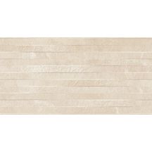 Faïence murale Résidence Ceramic Launa - crema concept décor mat - 31x61 cm