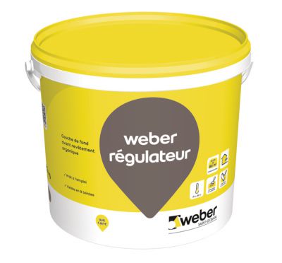 Couche de fond weber régulateur pour revêtement organique - blanc 0700 - seau de 20 kg