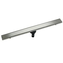 Caniveau douche à l'italienne Ekinox+ KBA070 sans platine d'étanchéité - inox satiné - garde d'eau 30 mm - Dn 50 - L. 700 mm