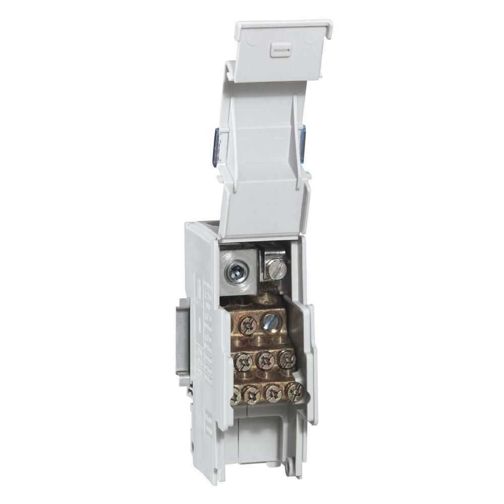 Répartiteur modulaire associable - 1P - 160A - 13 connexions - 2 modules