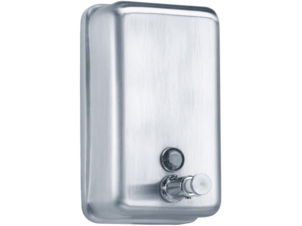 Distributeur de savon liquide inox 850 ml fermeture à clé voyant de niveau réf. 878155