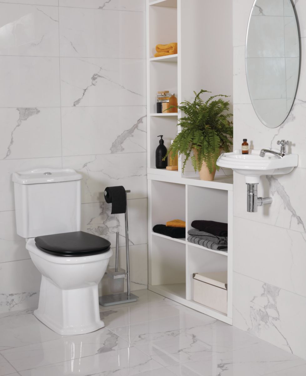 Pack WC cuvette et réservoir Alterna Antica sans abattant blanc