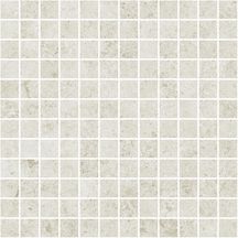 Mosaïque su foglio grès cérame Glam - bianco naturale rectifié antidérapant - 30x30 cm