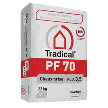 Chaux aérienne grise Tradical PF 70 sac 22 kg