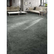 Carrelage sol intérieur grès cérame Glam - antracite lappato rectifié - 80x80 cm