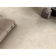 Carrelage sol intérieur grès cérame Glam - beige lappato rectifié - 80x80 cm