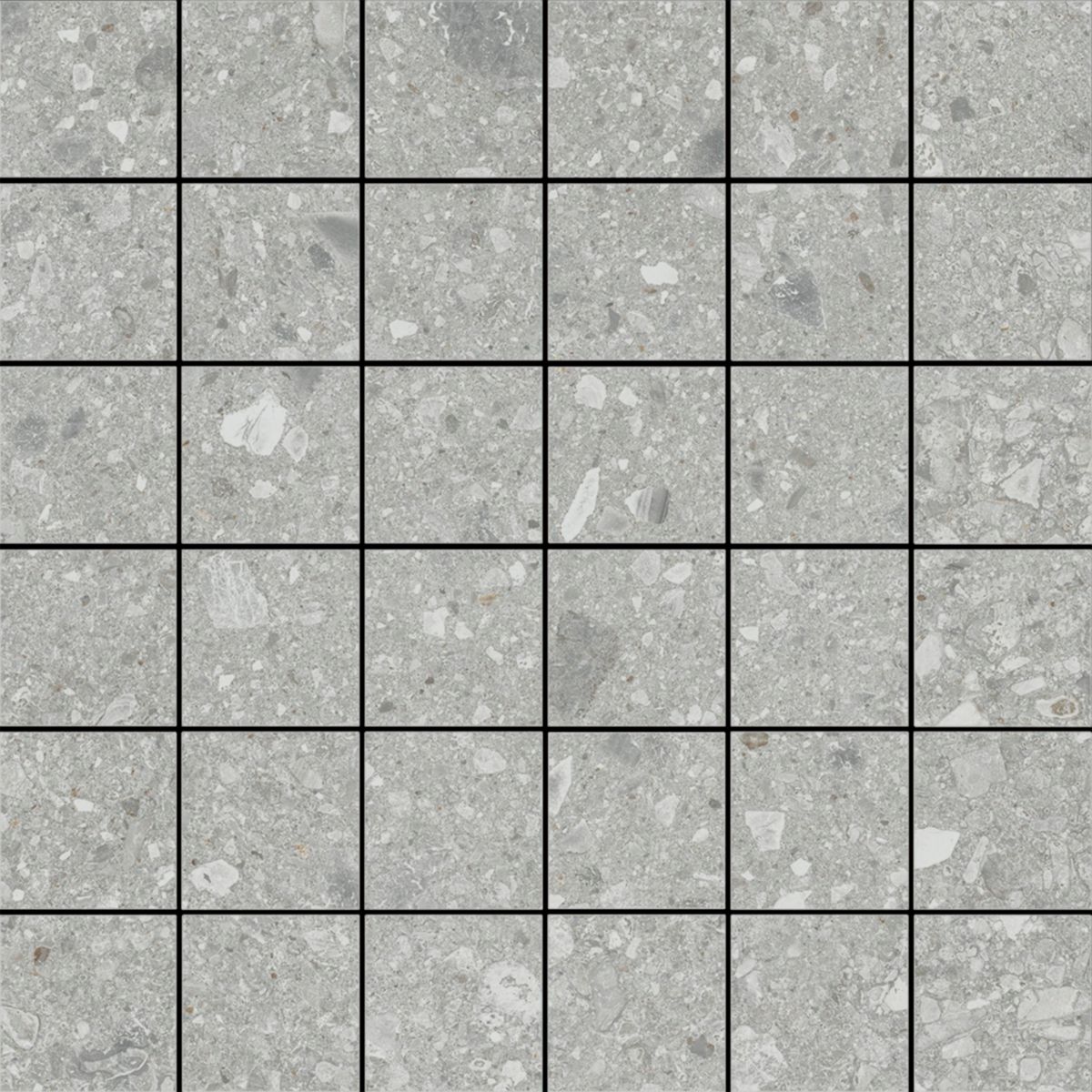 Mosaïque Mystone Ceppo di Grè - grès cérame - ton grey - 30x30 cm - ép. 10 mm