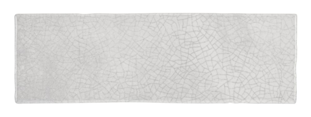 Carrelage mural faïence Oxford craquelé - grey - 6,5x20 cm