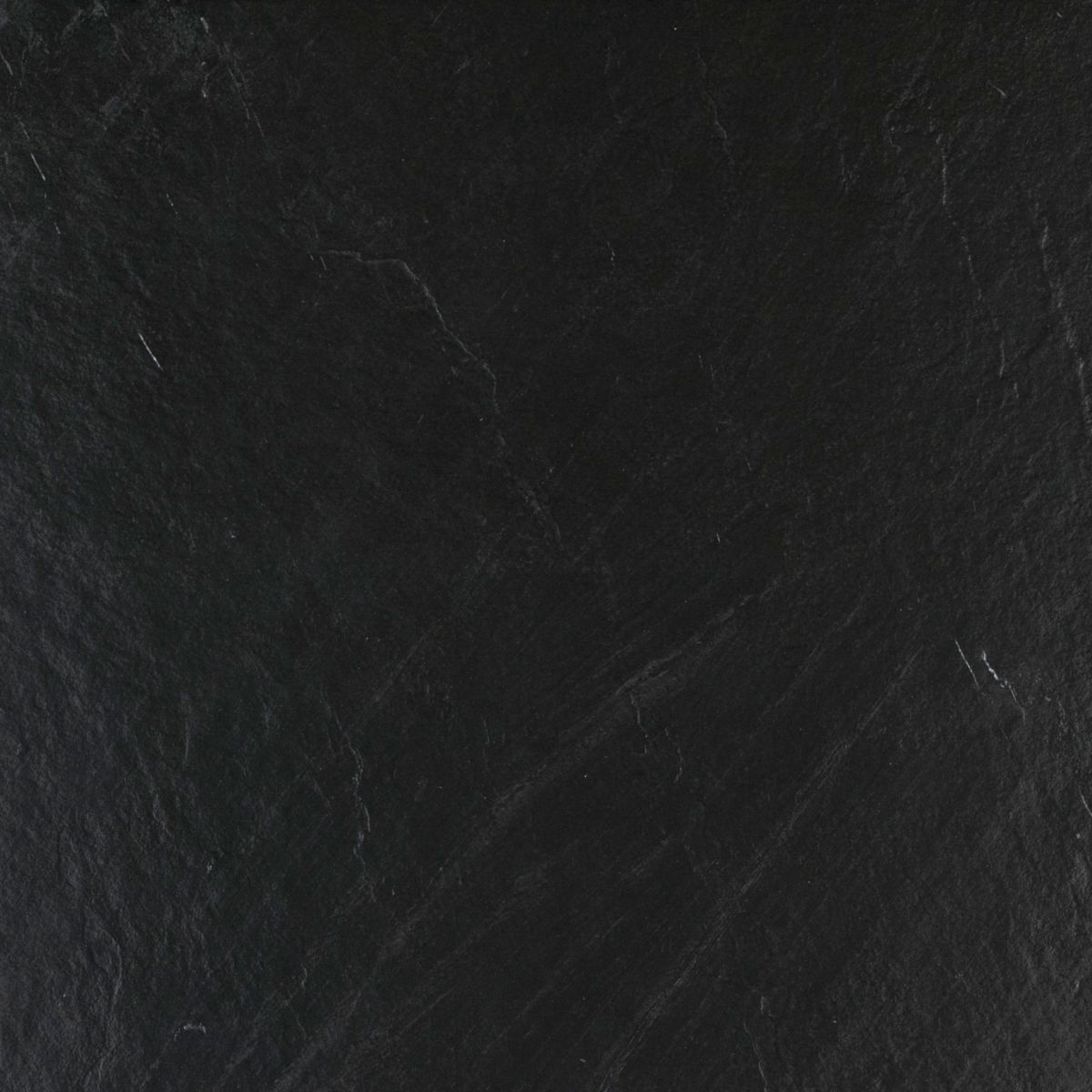 Carrelage sol intérieur Mystone Lavagna - grès cérame rectifié - black - 75x75 cm