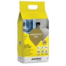 Joint de carrelage esthétique Weberjoint Star - ton hêtre J05 - sac de 5 kg