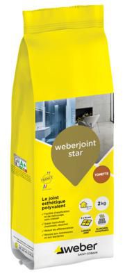 Joint de carrelage esthétique Weberjoint Star - ton tomette T03 - sac de 2 kg