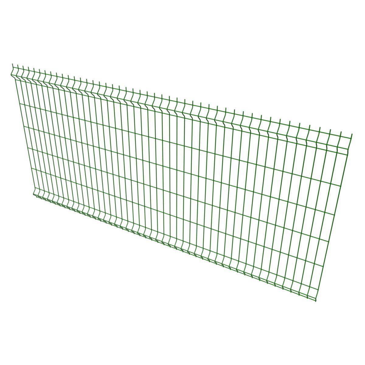 Panneau GIGA200 Premium 250x123cm vert 6005 fil diamètre 5mm mailles 200x55mm