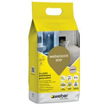 Joint de carrelage esthétique Weberjoint Star - ton quartz T05 - sac de 5 kg