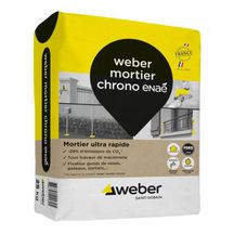 Weber mortier chrono pour travaux rapides de maçonnerie courante - sac de 25 kg