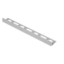 Profilé décoratif Schiene-TS en aluminium structurée gris beige hauteur 10 mm 2,5 m réf. A100TSBG