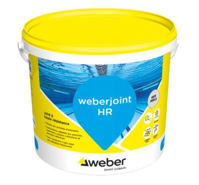 Mortier de jointoiement weberjoint HR pour carrelage de piscine - gris perle E07 - seau de 20 kg