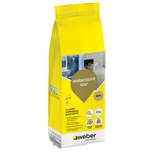 Joint de carrelage esthétique Weberjoint Star - ton hêtre J05 - sac de 2 kg