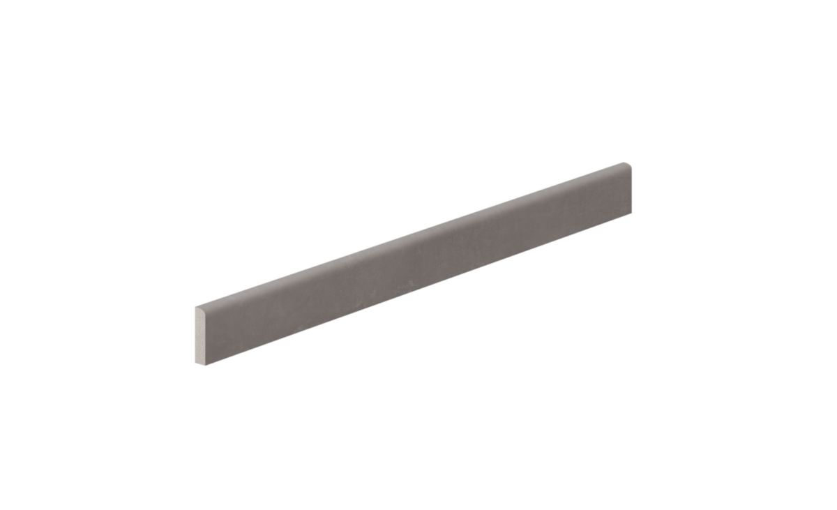 Grès cérame Imola Azuma gris foncé rectifié mat plinthe 6 x 60 cm AZMA BT60DG