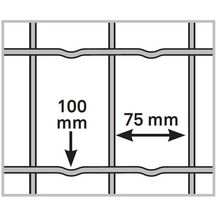 Grillage soudé Promorol 22 - plastifié vert - Ø fil 1,8/2,2 mm - rouleau de 1,5x25 m