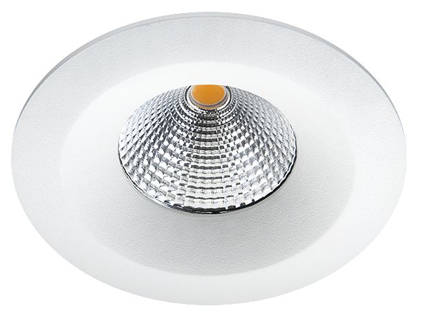 Luminaire downlight LED Bardo IsoSafe Airtight - aluminium blanc - 8 W - 4000 K - 570 lm - avec coupure de phase