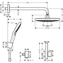 Hansgrohe PACK DESIGN ShowerSet Raindance Select S / ShowerSelect S réf. 27297000