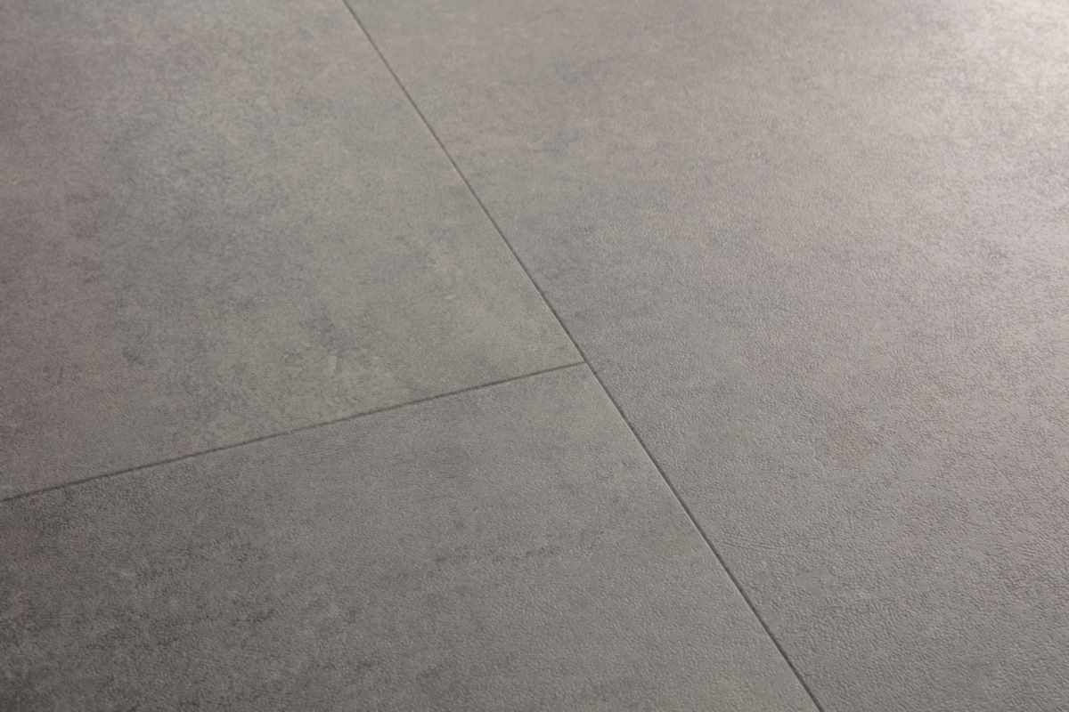 Sol intérieur vinyle LVT résistant à l'eau Oro - roche bétonnée - 610x303 mm - ép. 5 mm