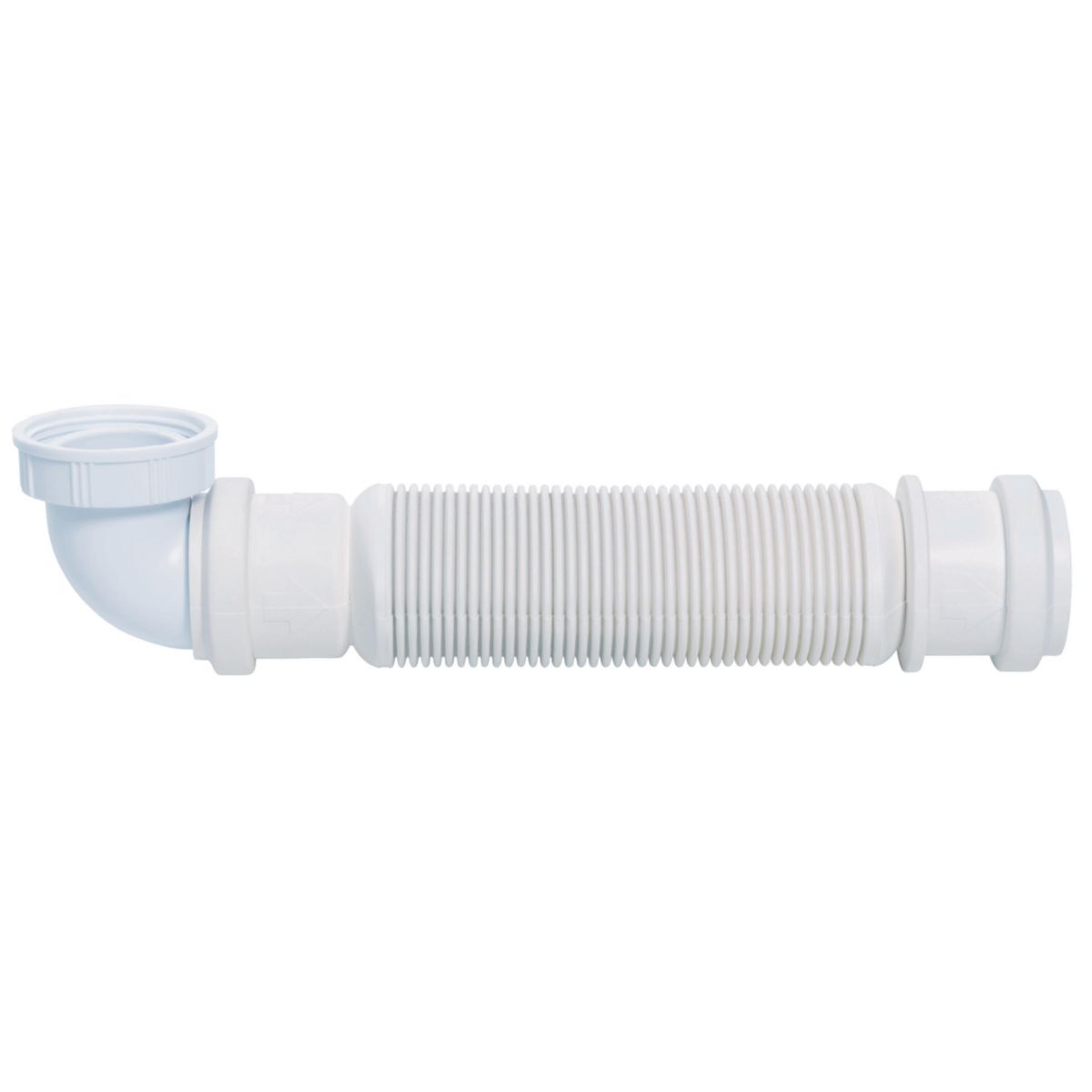 Siphon de lavabo extra-plat 64 mm à membrane Senzo - sortie Ø 40 mm