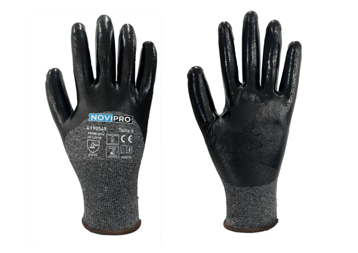 Gants manutention légère milieu humide GRIP EXPERT - taille 9 - la paire