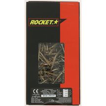 Vis Rocket tête fraisée pozi acier bichromaté 5x40/22-boite carton x500