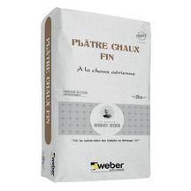 Mortier traditionnel Plâtre Chaux Fin - teinte 000 - sac de 25 kg