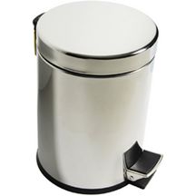 Poubelle 3 L Inox avec couvercle fermeture ralentie et pédale réf. AV4023AL