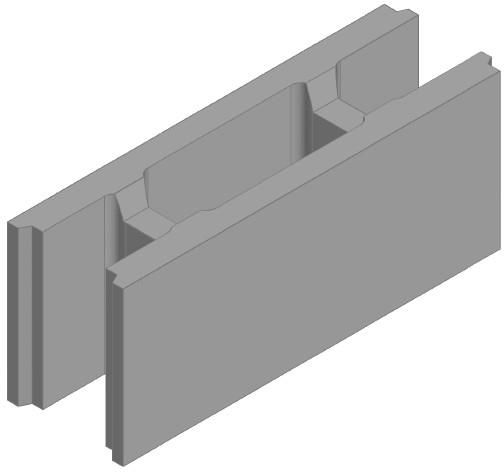 Bloc coffrage béton CE 500 x 150Xh200 mm Klein