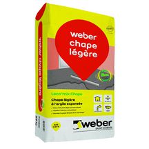 weber chape légère à l'argile expansée - sac de 25 kg