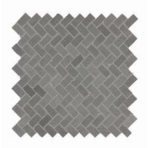 Mosaïque sol/mur effet béton Powder - grès cérame graphite - 30x30 cm