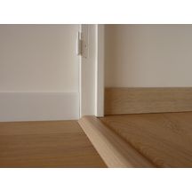 Seuil 3 en 1 pour parquet - plaqué chêne bois flotté - 16x54x930 mm