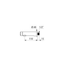 Robinet temporisé murale de lavabo Temposoft2 Chromé réf. 741500