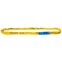 Estrope synthétique B22/3T - jaune - L. 3 m