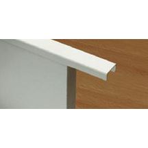 Chant PVC U Rigide blanc 19 mm longueur 2,75m