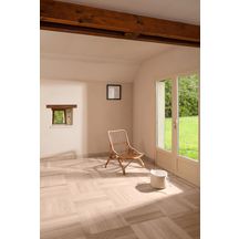 Parquet chêne massif Inspiration mixte écume 10 x 70 x 490 mm 20272