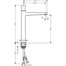 Mitigeur de lavabo HG Metropol Select 260 réf. 32572000