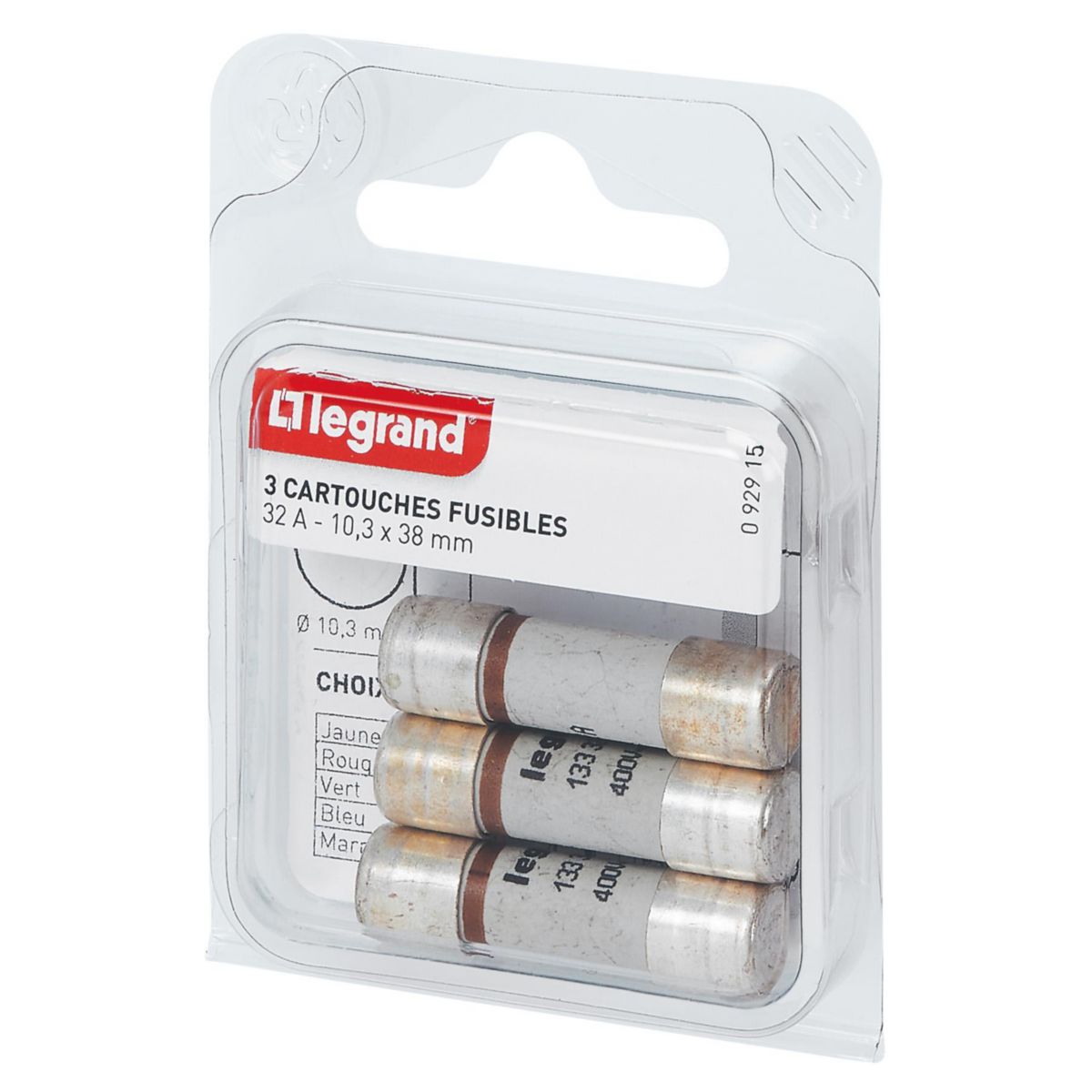 Fusible domestique sans voyant - 32 A - blister de 3 pcs