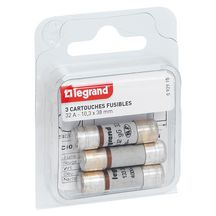 Fusible domestique sans voyant - 32 A - blister de 3 pcs