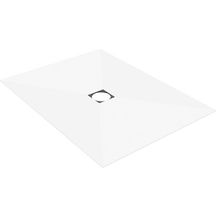 Revêtement prêt à poser homogène  Fundo Plano Top Pure blanc 1200 x 900 x 6 mm Réf. 072031011