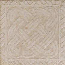 Carrelage de sol / mur intérieur Pietra di Ostuni - grès cérame - décor trame sabbia naturale - 20x20 cm - ép. 9 mm