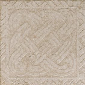 Carrelage de sol / mur intérieur Pietra di Ostuni - grès cérame - décor trame sabbia naturale - 20x20 cm - ép. 9 mm