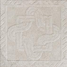 Carrelage de sol / mur intérieur Pietra di Ostuni - grès cérame - décor trame grigio naturale - 20x20 cm - ép. 9 mm