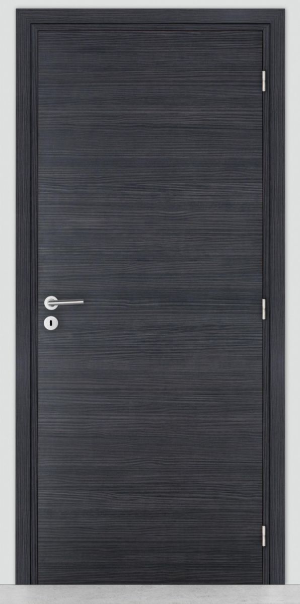 Porte KREATION M06 alvéolaire ferrée 204x83 cm poussant droit à rive droite 3 paumelles inox 110x55 serrure clé L magnétique axe à 50 - emballé