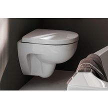 wc suspendu à fond creux geberit renova compact, compact: t=48cm, blanc Réf. 203245000