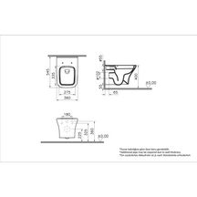 Pack cuvette Suspendue Alterna Daily C sans bride avec abattant Slim frein de chute déclipsable